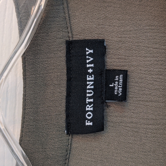 Camo Green shift top Size Large - Picture 2 of 4